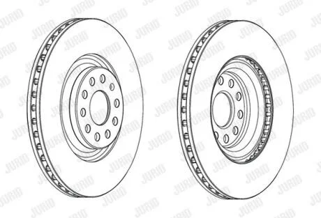 Гальмівний диск Jurid 562663JC-1