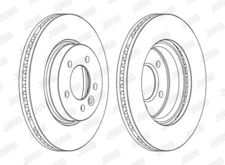Гальмівний диск Jurid 562666JC-1