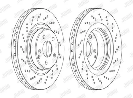 Гальмівний диск Jurid 562673JC-1