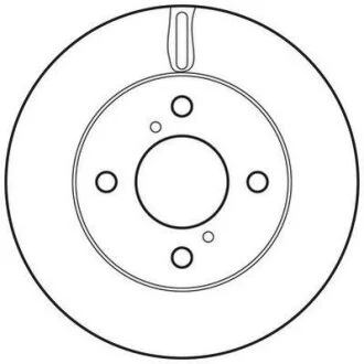 Диск гальмівний (комп. 2шт.) Jurid 562674JC