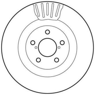 Гальмівний диск передній Subaru BRZ, Forester, Impreza, Legacy, Outback, XV Jurid 562677JC