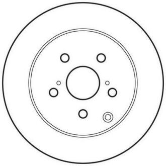 Гальмівний диск задній Toyota Verso (2009-2018) Jurid 562684JC