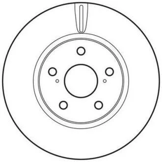 Гальмівний диск передній Lexus IS / Toyota Crown, Mark Jurid 562689JC
