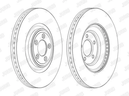 Гальмівний диск Jurid 562692JC-1