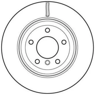 Гальмівний диск задній BMW 5-Series (2005->) Jurid 562701JC