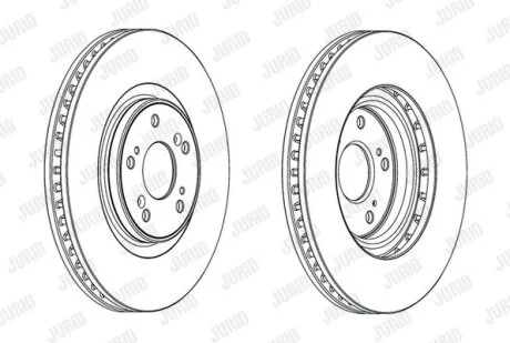 Диск гальмівний Jurid 562703JC-1
