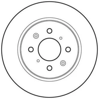 Диск гальмівний (комп. 2шт.) Jurid 562704JC