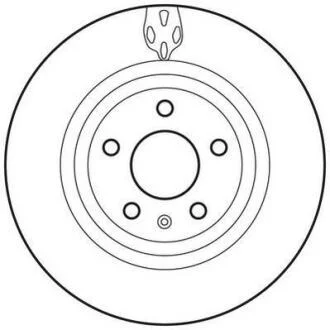 Гальмівний диск задній Audi TT, TT Roadster (2007->) Jurid 562706JC