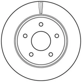 Гальмівний диск передній CHRYSLER Grand Voyager / DODGE Journey / FIAT Freemont Jurid 562707JC