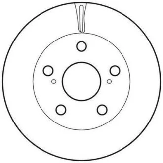 Диск гальмівний (комп. 2шт.) Jurid 562724JC