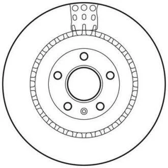 Гальмівний диск задній Audi A4, A5, A6, A7, A8, Q5, Q7 / VW Touareg / Porsche Macan Jurid 562735JC