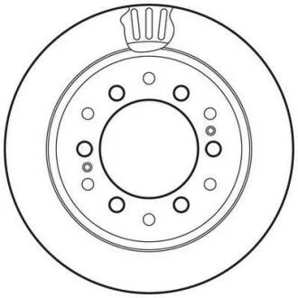 Гальмівний диск задній Lexus GX / Toyota FJ Cruiser, Land Cruiser Jurid 562738JC