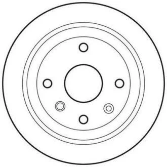 Гальмівний диск задній Chevrolet Aveo, Lacetti / Dacia Logan Jurid 562740JC