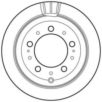 Гальмівний диск задній Lexus LX / Toyota Land Cruiser 100 Jurid 562744JC