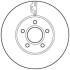 Тормозной диск передний Ford Focus,C-Max 03-, Volvo S40,V50 04-(278x25) Jurid 562752JC (фото 1)