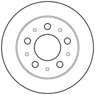Гальмівний диск задній Peugeot Boxer / Citroen Jumper / Fiat Ducato Jurid 562753JC