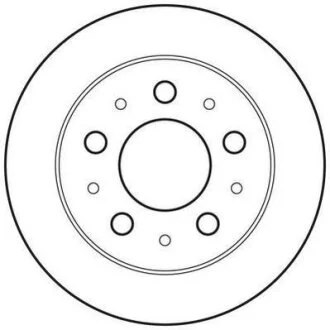 Гальмівний диск задній Peugeot Boxer / Citroen Jumper / Fiat Ducato Jurid 562753JC