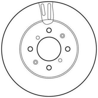 Диск гальмівний (комп. 2шт.) Jurid 562754JC