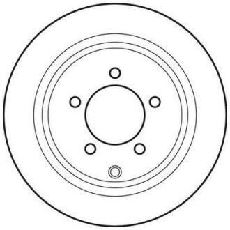 Гальмівний диск задній Jeep Compas, PatRiot / Dodge Caliber / Chrysler 200, Sebring Jurid 562756JC