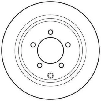 Гальмівний диск задній Jeep Compas, PatRiot / Dodge Caliber / Chrysler 200, Sebring Jurid 562756JC