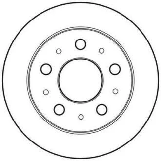 CITROEN диск гальмівний задн. Jumper Maxi,Fiat Ducato,Peugeot Boxer 06- (маточина d=79,2) Jurid 562757JC