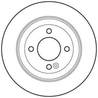 Гальмівний диск задній Hyundai Accent IV, Solaris, i20 II, III / KIA Rio III, IV, Stonic Jurid 562764JC