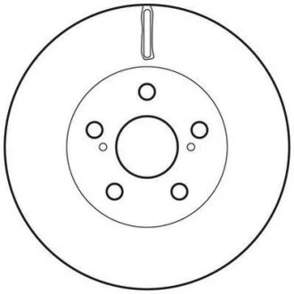 Диск тормозной (комп. 2шт.) Jurid 562766JC