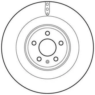 Гальмівний диск задній Audi A6, A7, A8 Jurid 562767JC