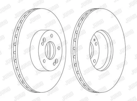 Гальмівний диск Jurid 562778JC-1