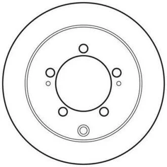 Гальмівний диск задній CHRYSLER Sebring / MITSUBISHI Space Runner, Pajero Sport, Outlander Jurid 562781JC