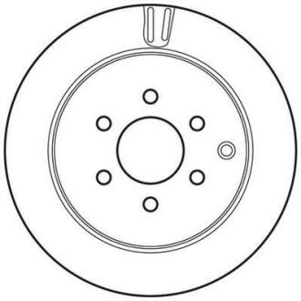 Гальмівний диск задній Nissan Pathfinder III Jurid 562782JC