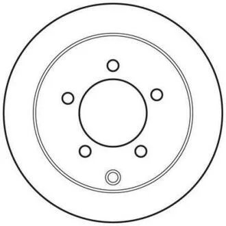 Гальмівний диск задній Mitsubishi Lancer Jurid 562783JC
