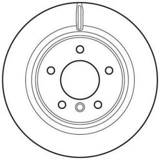 Гальмівний диск задній BMW 1-Series (E88, E82) Jurid 562786JC