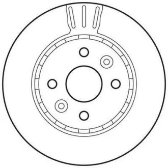 Гальмівний диск Jurid 562787JC