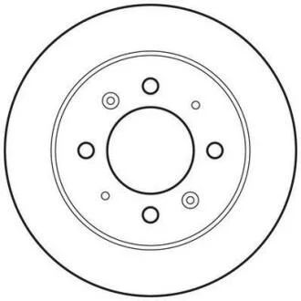 Гальмівний диск задній KIA Cerato I (2004-2009) Jurid 562788JC