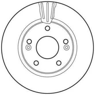 Гальмівний диск передній Hyundai Galloper, Highway, Santa Fe, Trajet Jurid 562789JC