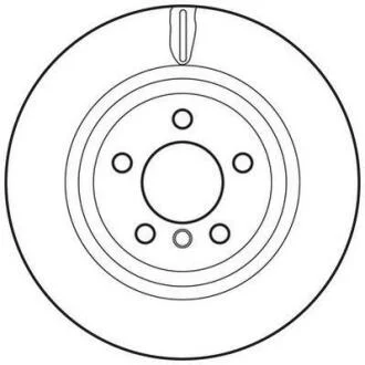 Гальмівний диск задній BMW X3, X4 Jurid 562793JC