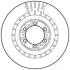 Гальмівний диск передній Mitsubishi L200, Pajero Jurid 562798JC (фото 1)