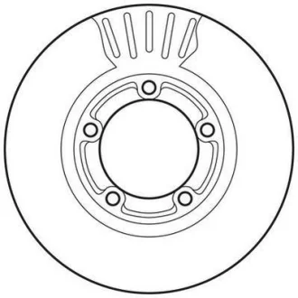 Гальмівний диск Jurid 562800JC