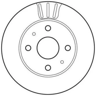 Гальмівний диск Jurid 562814JC