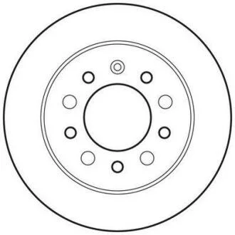 Гальмівний диск задній Hyundai Coupe, Tiburon Jurid 562816JC