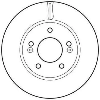 Гальмівний диск передній Hyundai Accent, Elantra Jurid 562817JC