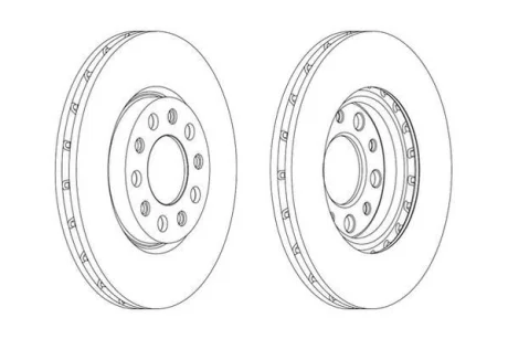 Гальмівний диск Jurid 562916JC