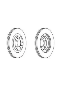 Гальмівний диск Jurid 562921JC-1