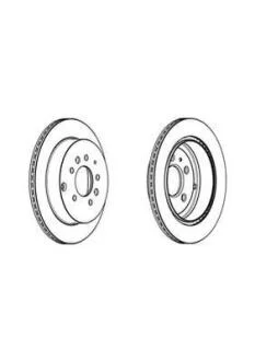 Гальмівний диск задній Mazda CX-7 (2006-2013) Jurid 562923JC