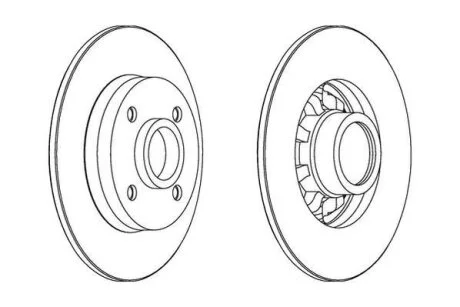 Диск гальмівний Jurid 562936J