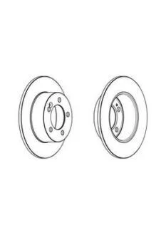 Гальмівний диск задній NISSAN Interstar, NV400 / OPEL Movano / RENAULT Master Jurid 562940JC