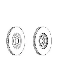 Диск гальмівний Jurid 562942JC