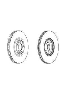 Диск гальмівний Jurid 562943JC