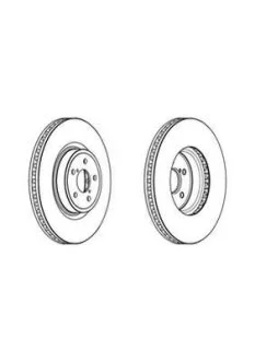 Гальмівний диск передній Subaru Legacy, Forester, Outback Jurid 562945JC-1